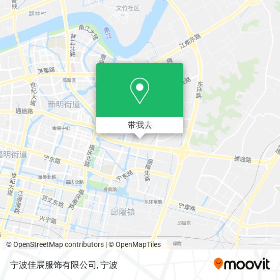 宁波佳展服饰有限公司地图