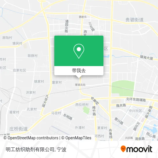 明工纺织助剂有限公司地图