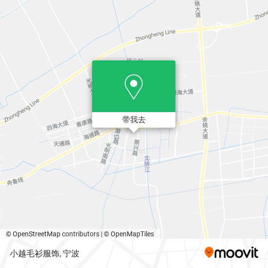 小越毛衫服饰地图