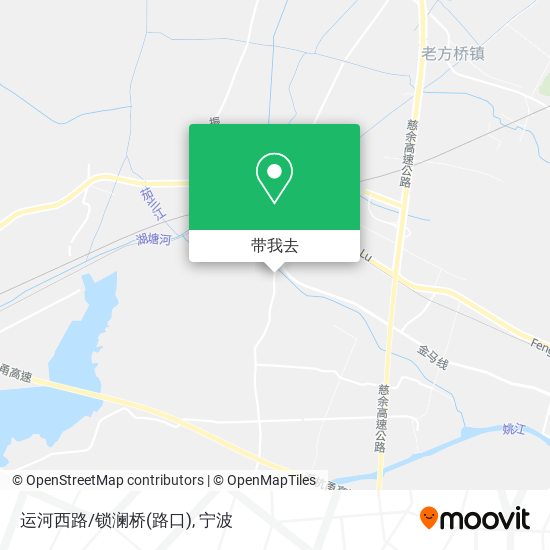 运河西路/锁澜桥(路口)地图
