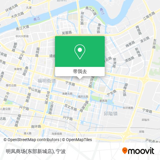 明凤商场(东部新城店)地图