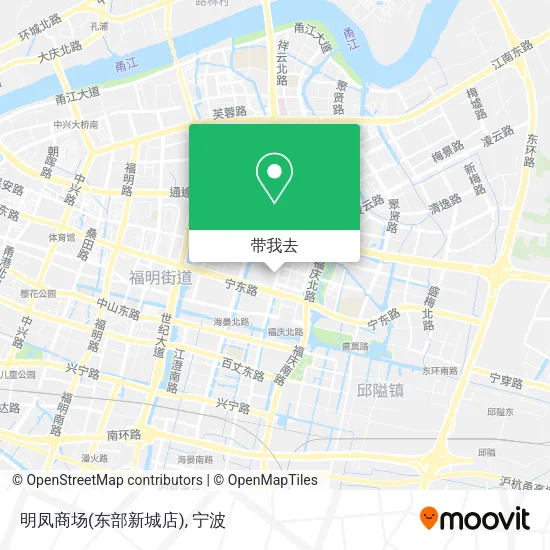 明凤商场(东部新城店)地图