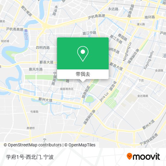 学府1号-西北门地图