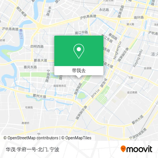华茂·学府一号-北门地图