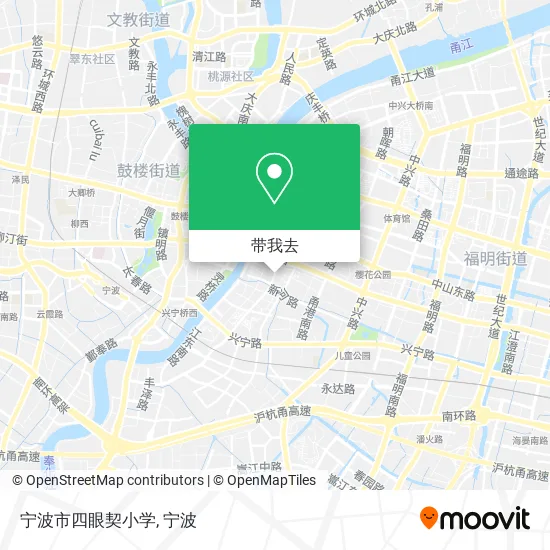 宁波市四眼契小学地图