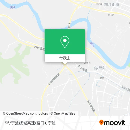 S5/宁波绕城高速(路口)地图