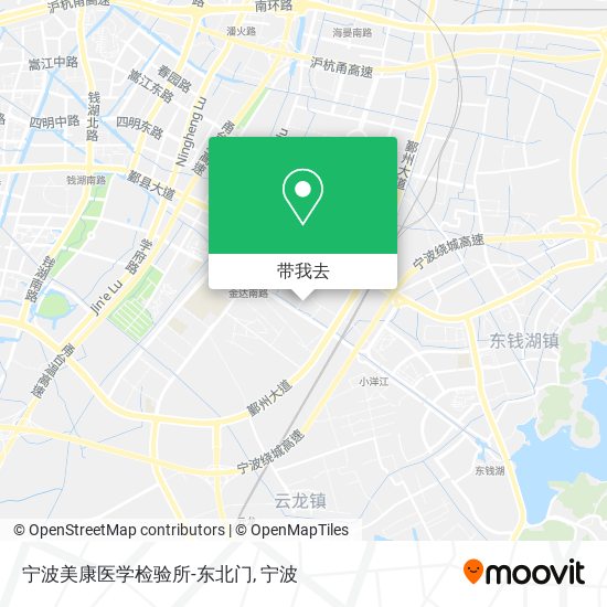 宁波美康医学检验所-东北门地图