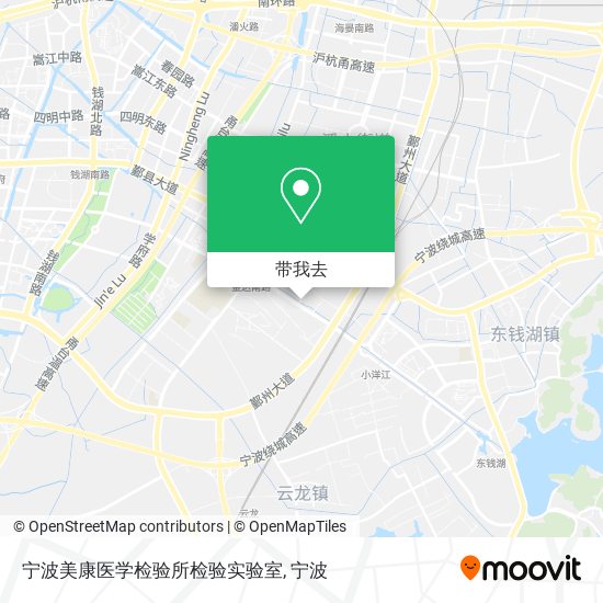 宁波美康医学检验所检验实验室地图