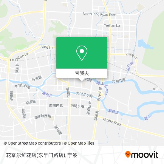 花奈尔鲜花店(东旱门路店)地图