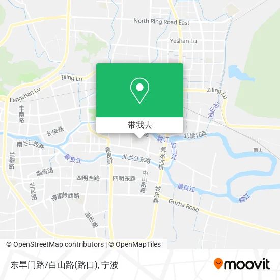 东旱门路/白山路(路口)地图