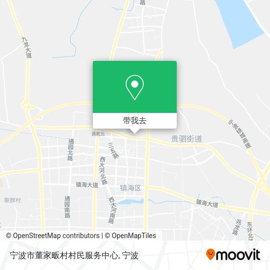 宁波市董家畈村村民服务中心地图