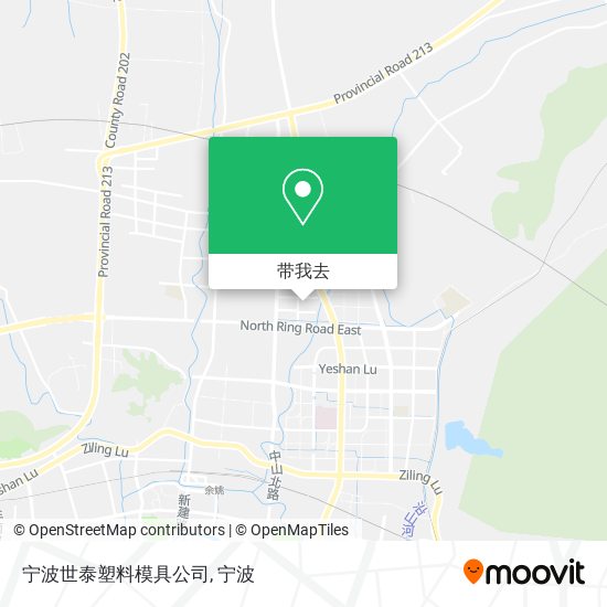 宁波世泰塑料模具公司地图