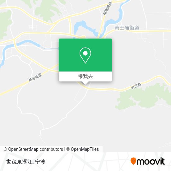 世茂泉溪江地图