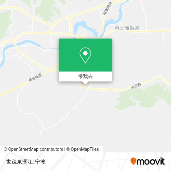 世茂泉溪江地图