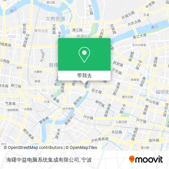 海曙中益电脑系统集成有限公司地图