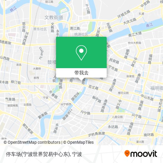 停车场(宁波世界贸易中心东)地图