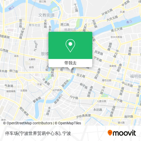 停车场(宁波世界贸易中心东)地图