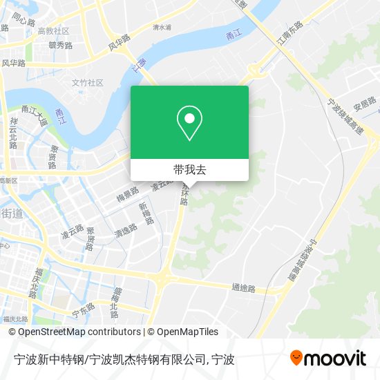 宁波新中特钢/宁波凯杰特钢有限公司地图
