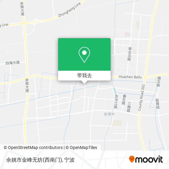 余姚市金峰无纺(西南门)地图