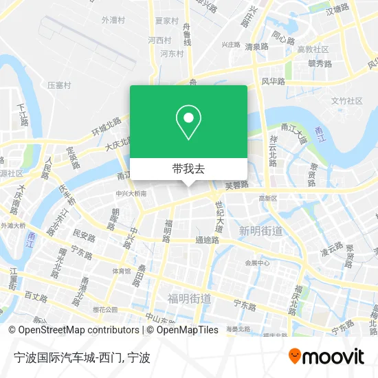 宁波国际汽车城-西门地图