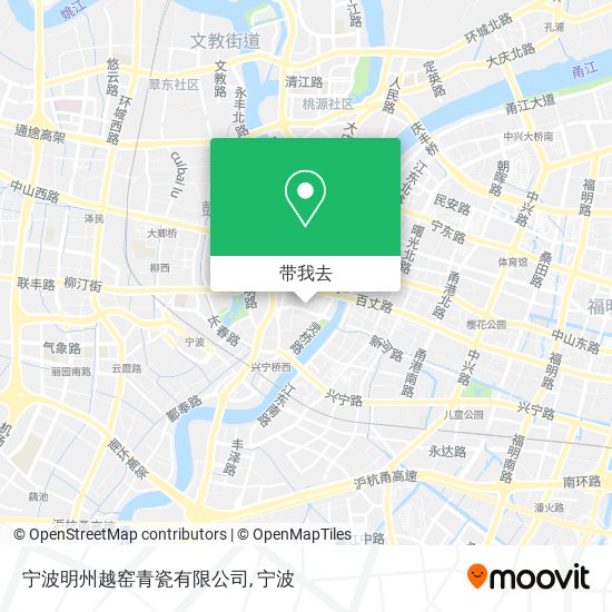 宁波明州越窑青瓷有限公司地图