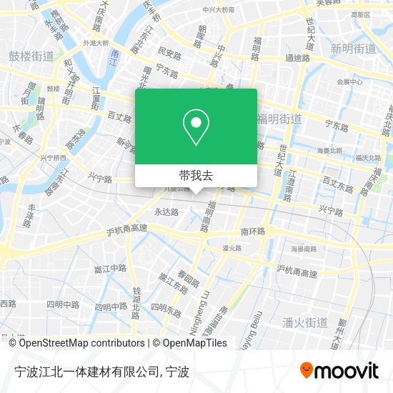 宁波江北一体建材有限公司地图