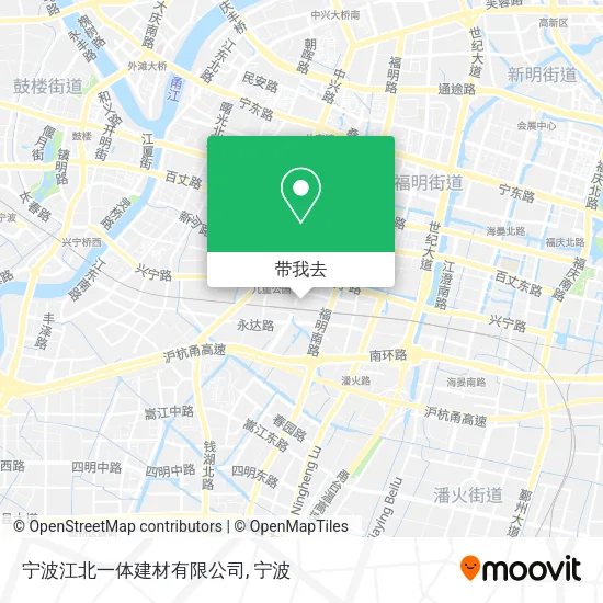 宁波江北一体建材有限公司地图