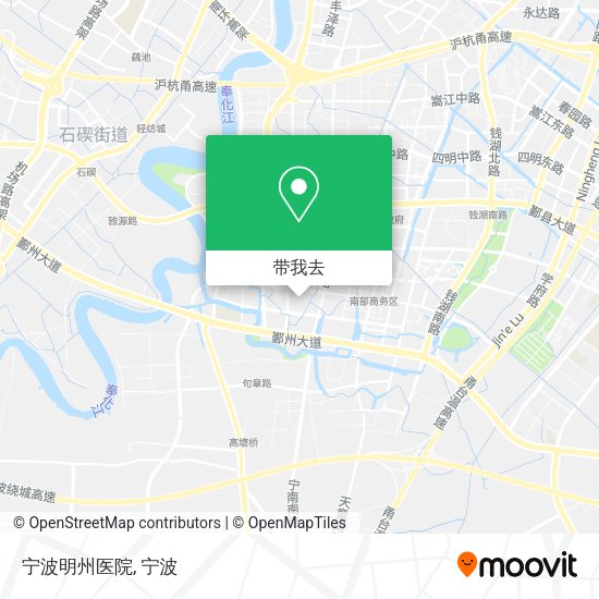 宁波明州医院地图