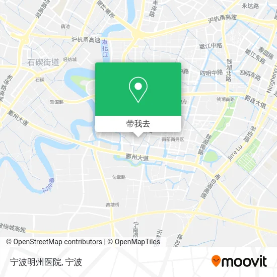 宁波明州医院地图