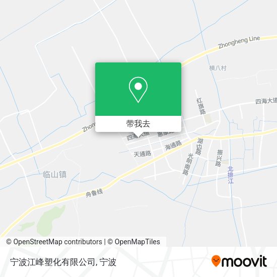 宁波江峰塑化有限公司地图