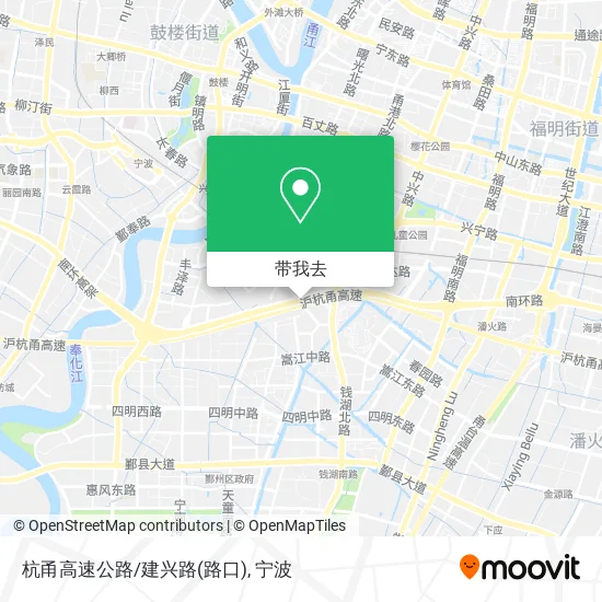 杭甬高速公路/建兴路(路口)地图