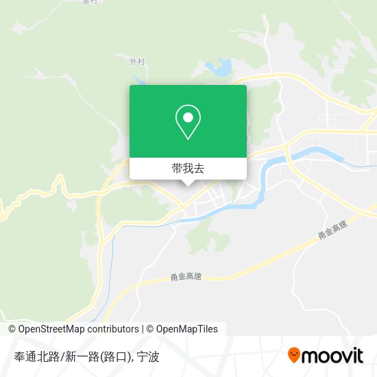 奉通北路/新一路(路口)地图