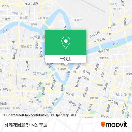 外滩花园服务中心地图