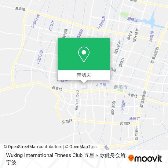 Wuxing International Fitness Club 五星国际健身会所地图