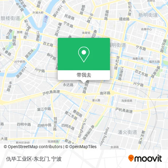 仇毕工业区-东北门地图