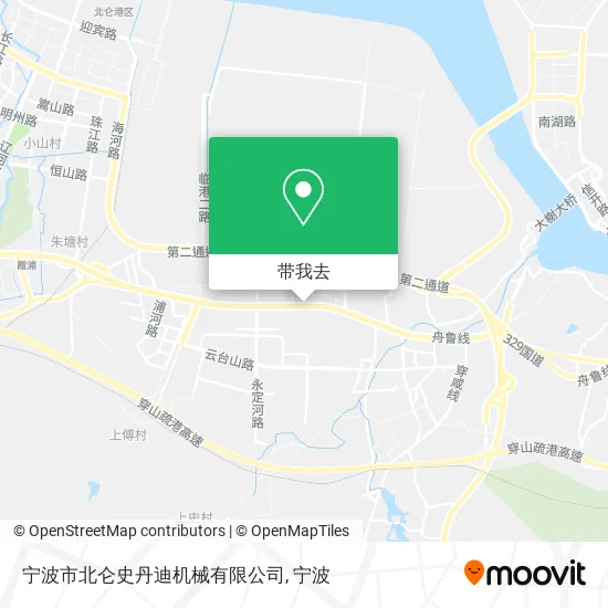 宁波市北仑史丹迪机械有限公司地图