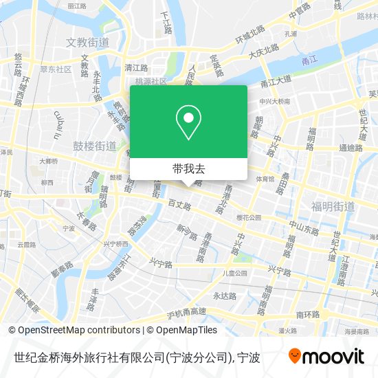 世纪金桥海外旅行社有限公司(宁波分公司)地图