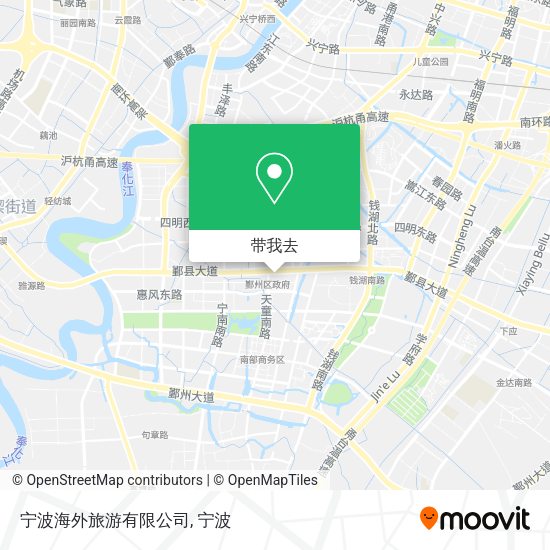 宁波海外旅游有限公司地图