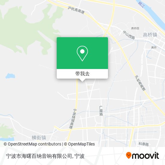 宁波市海曙百纳音响有限公司地图