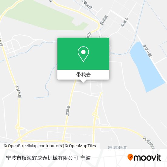 宁波市镇海辉成泰机械有限公司地图