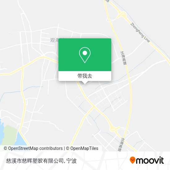 慈溪市慈晖塑胶有限公司地图