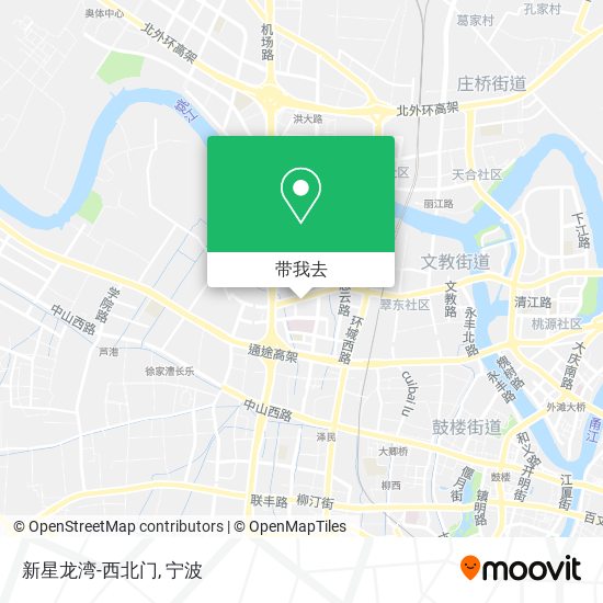 新星龙湾-西北门地图
