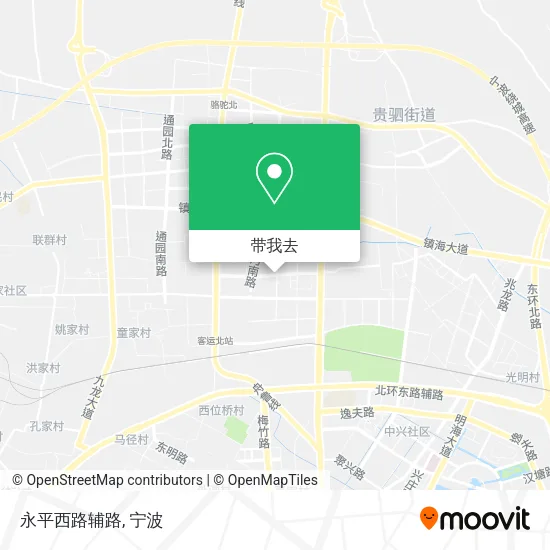 永平西路辅路地图