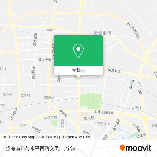 望海南路与永平西路交叉口地图