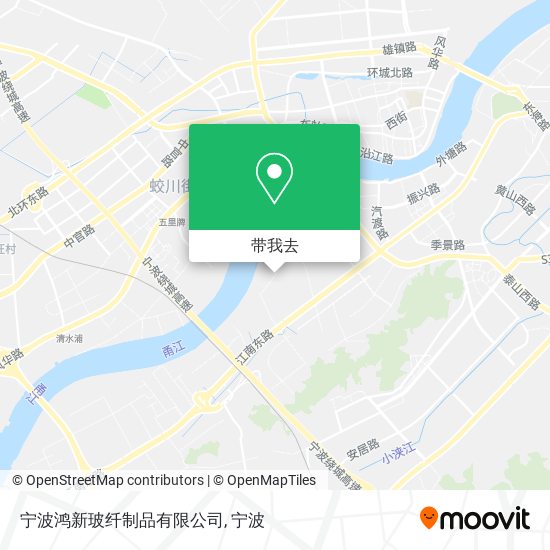 宁波鸿新玻纤制品有限公司地图