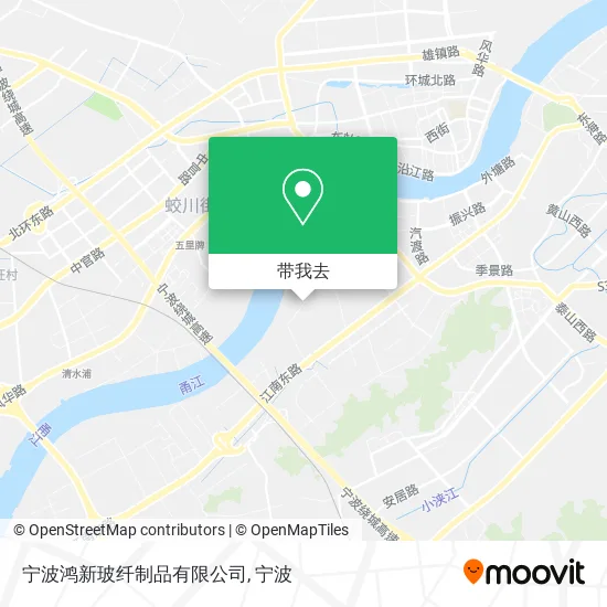 宁波鸿新玻纤制品有限公司地图