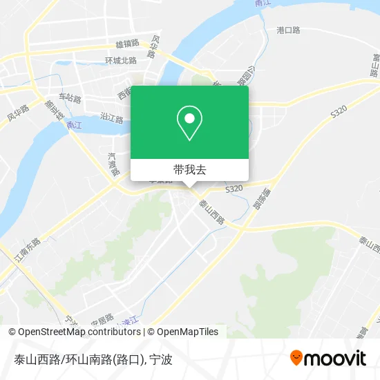 泰山西路/环山南路(路口)地图