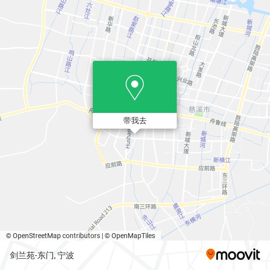剑兰苑-东门地图