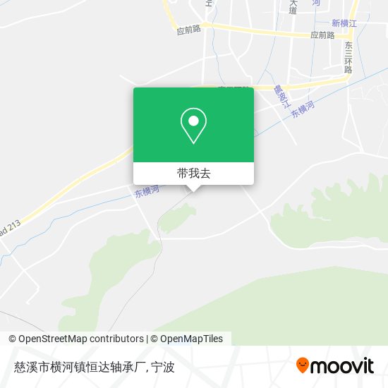 慈溪市横河镇恒达轴承厂地图