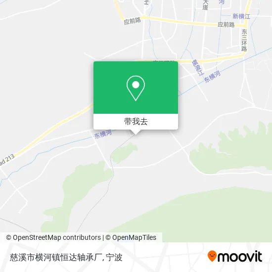 慈溪市横河镇恒达轴承厂地图